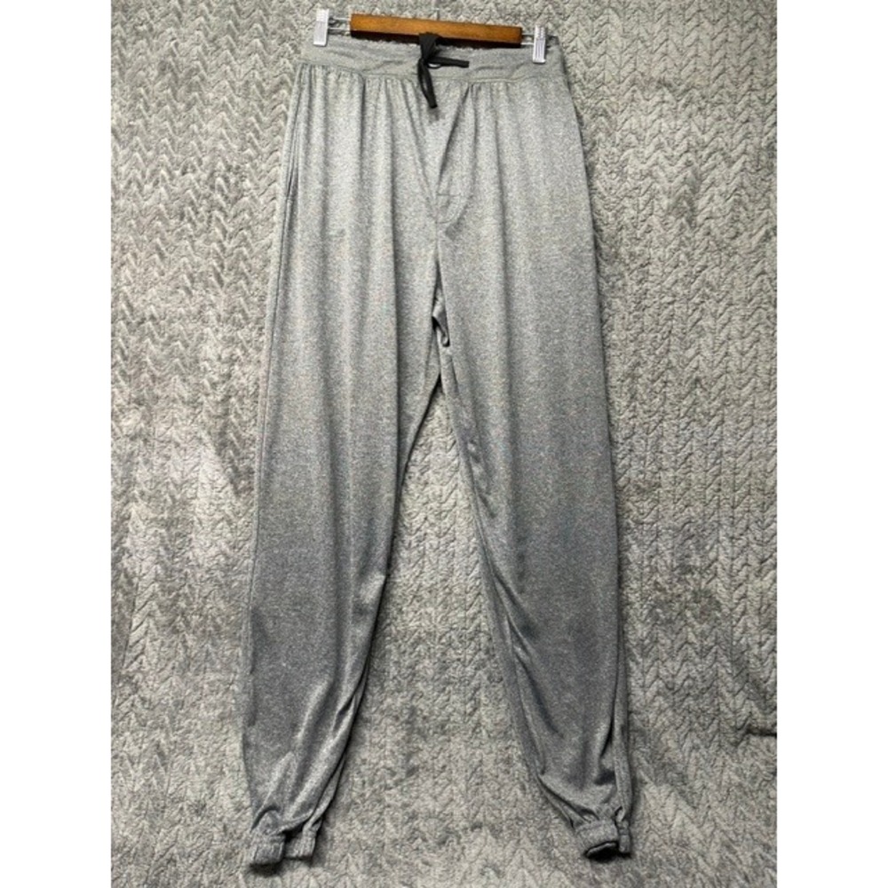 Mission Ridge Mens Heather GraySweatpants Size M Drawstring Elastic Hem 0756
